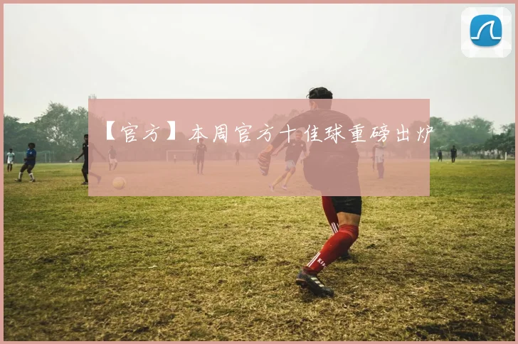 【官方】本周官方十佳球重磅出炉