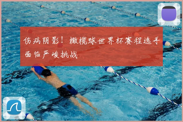 伤病阴影！橄榄球世界杯赛程选手面临严峻挑战
